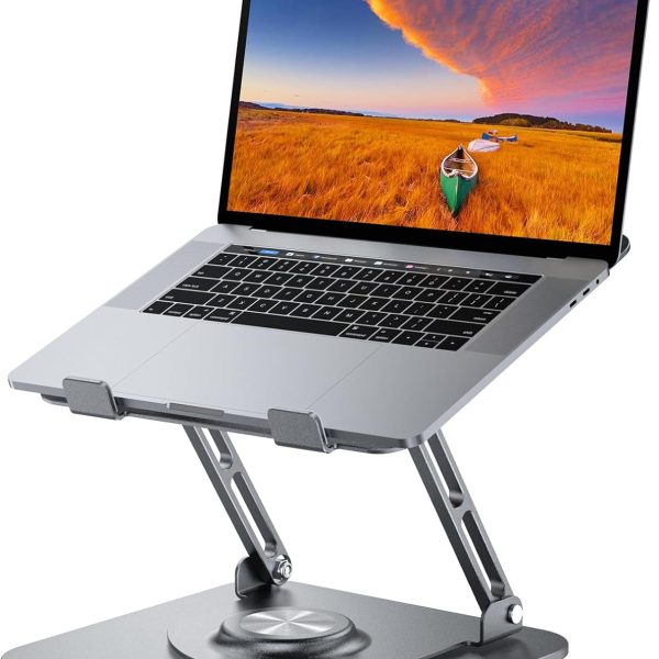Adjustable Laptop Stand with 360° Rotation for 10-17" Laptops