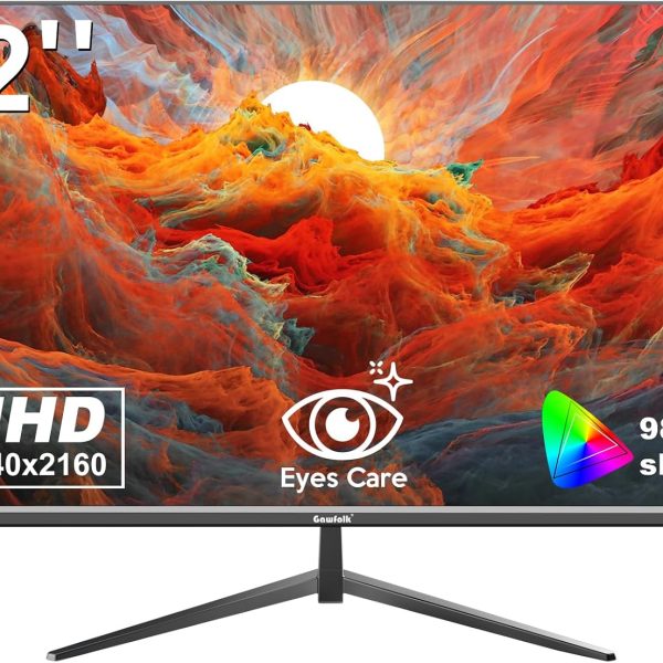 Gawfolk 32-Inch 4K UHD Computer Monitor