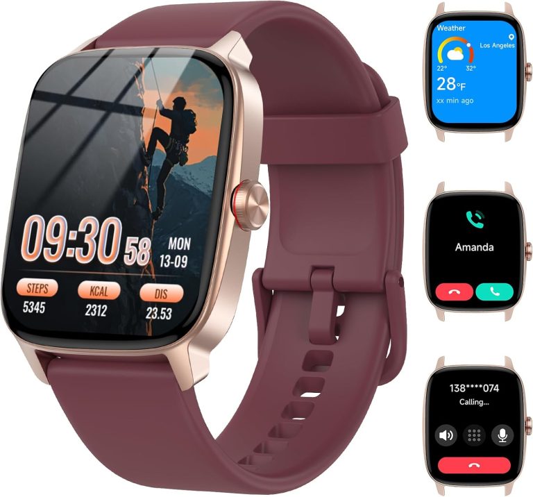 KIBFLE Smart Watch with Bluetooth Calling and AI Voice
