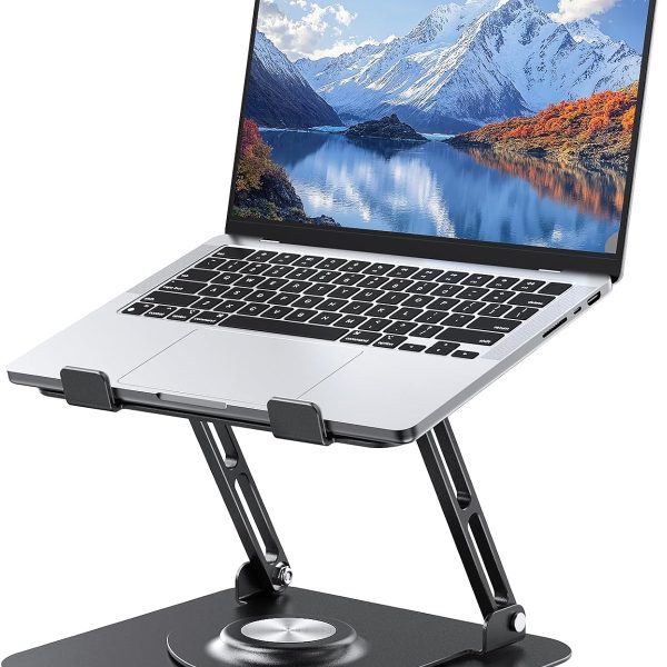 JOYEKY Adjustable Laptop Stand with 360° Rotation for All Laptops