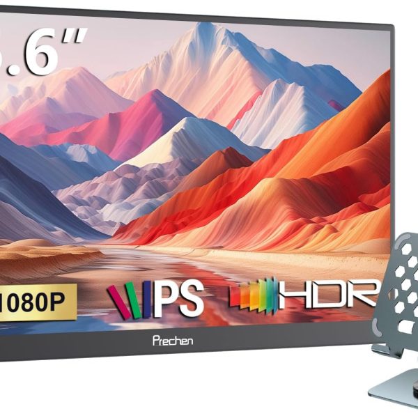 Prechen 15.6 Inch FHD Portable Monitor with Built-in Speakers