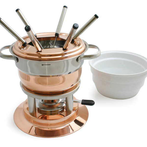 Swissmar Lausanne 11 Piece Copper Fondue Set