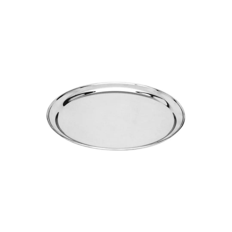 Serving Tray Stainless Steel 18/8 Round (3 Sizes)