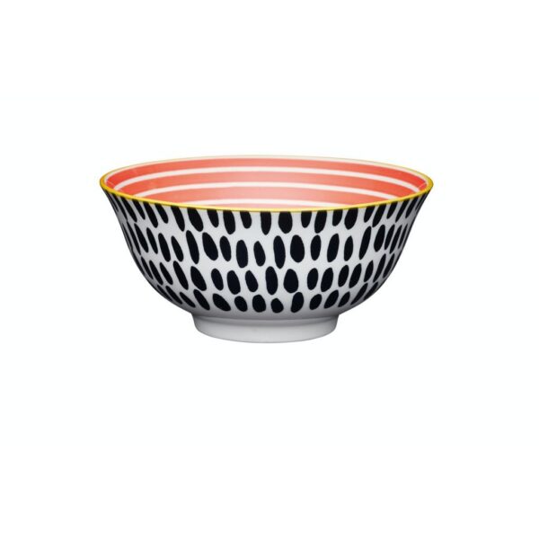 Mikasa Does It All Bowl Red Swirl 16cm
