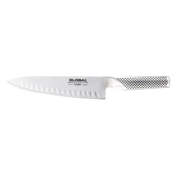 Global G-77 Cooks Knife 20cm Fluted
