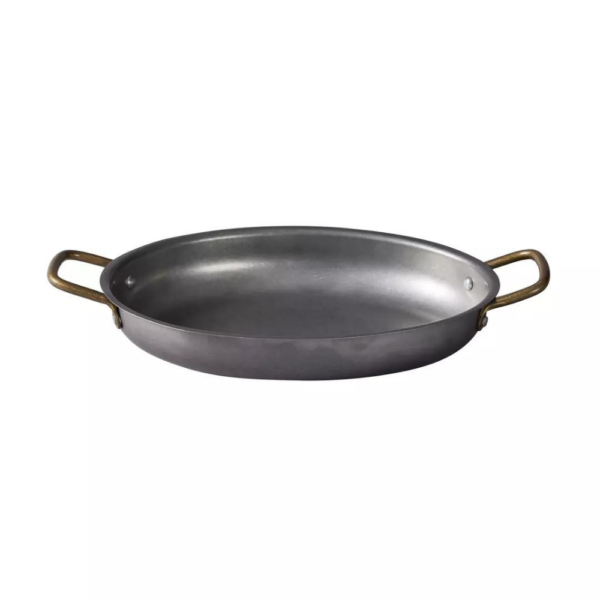 Moda Vintage Stainless Steel Oval Serving Dish Small