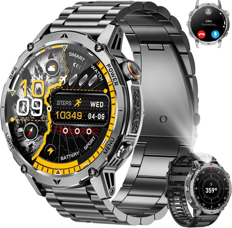 Karchilor Smart Watch with GPS and 100-Day Battery Life