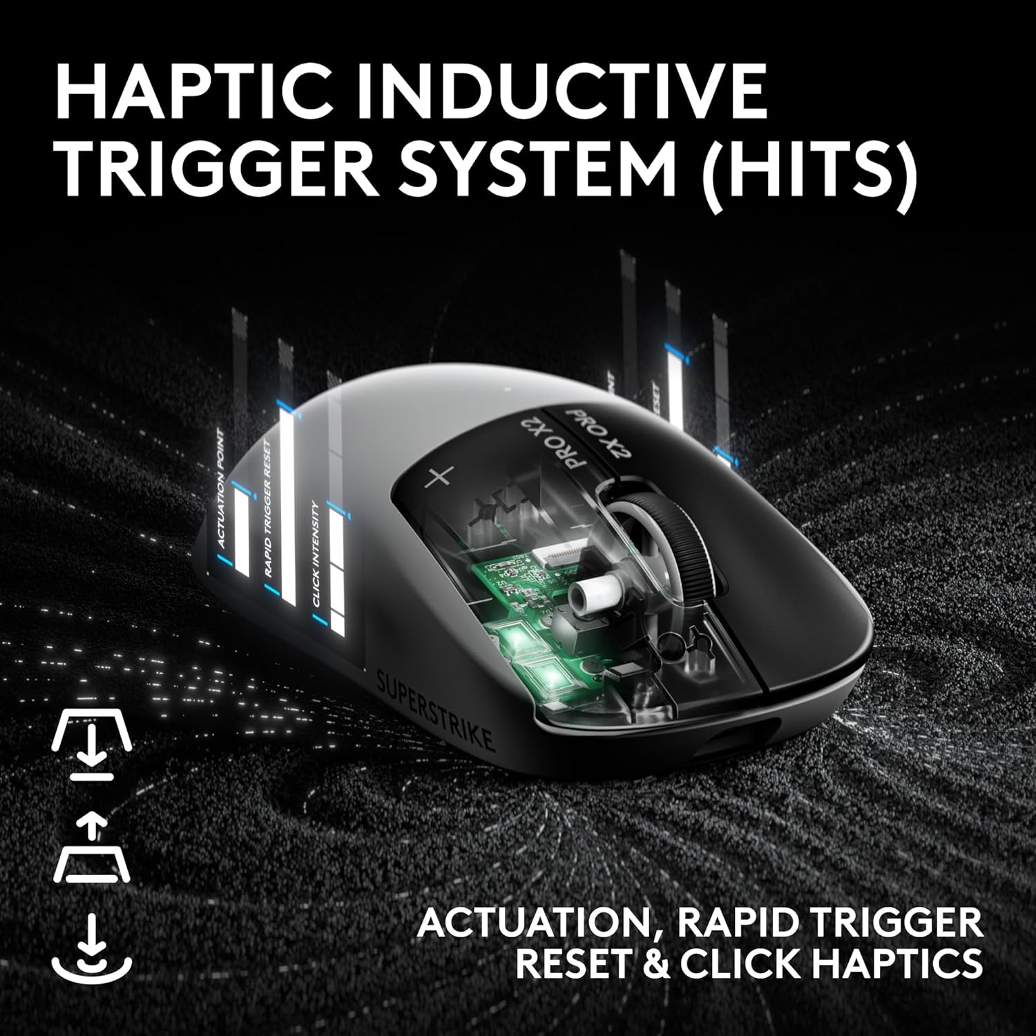 Logitech G PRO X2 SUPERSTRIKE Lightspeed Wireless Gaming Mouse - Image 10