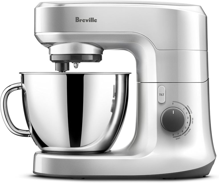 Breville Scraper Beater Mixer with 4.5L Bowl, Silver