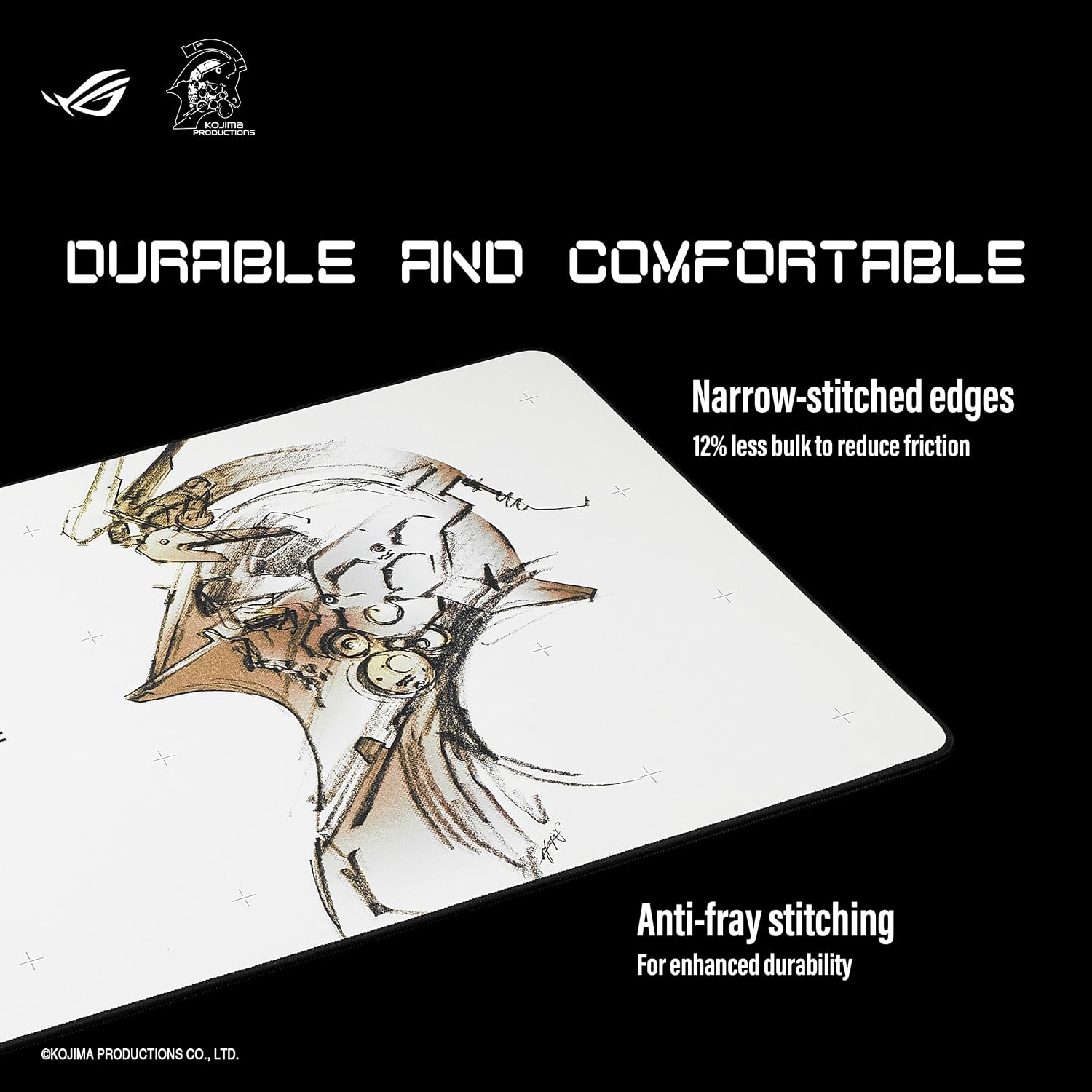 ASUS ROG Scabbard II XXL Gaming Mouse Pad with Kojima Collaboration - Image 3