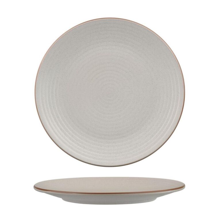Zuma Mineral Round Plate Ribbed (2 Sizes)
