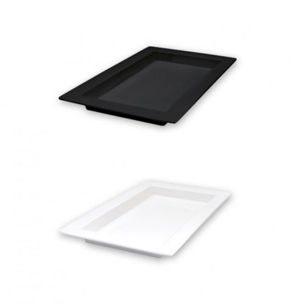 Ryner Melamine Rectangular Deep Platter (2 Colours)