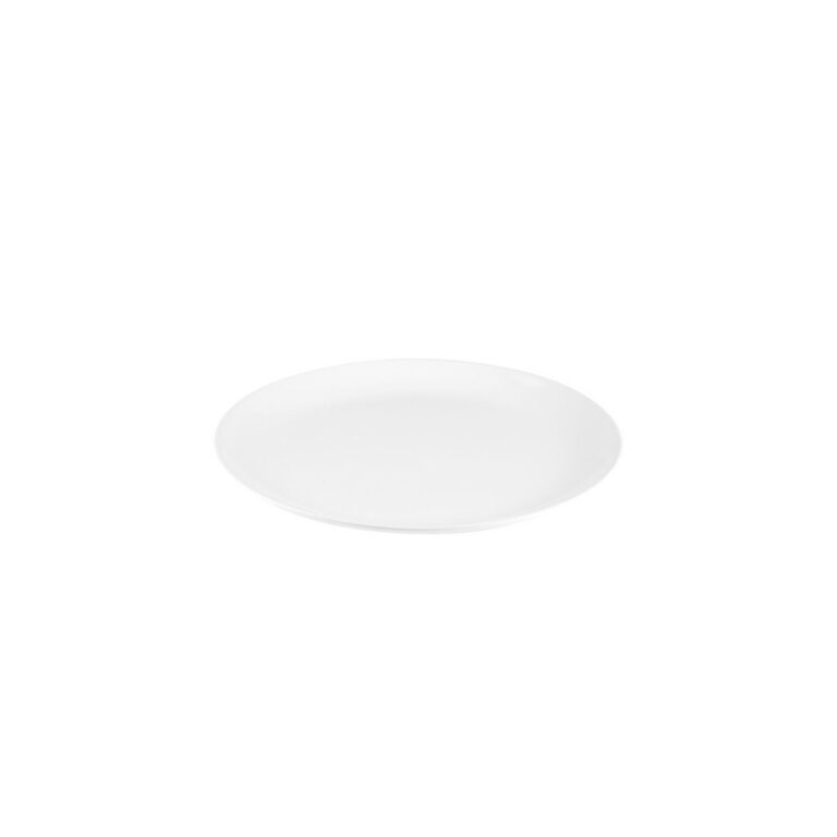Ryner Melamine Coupe Round Platter White