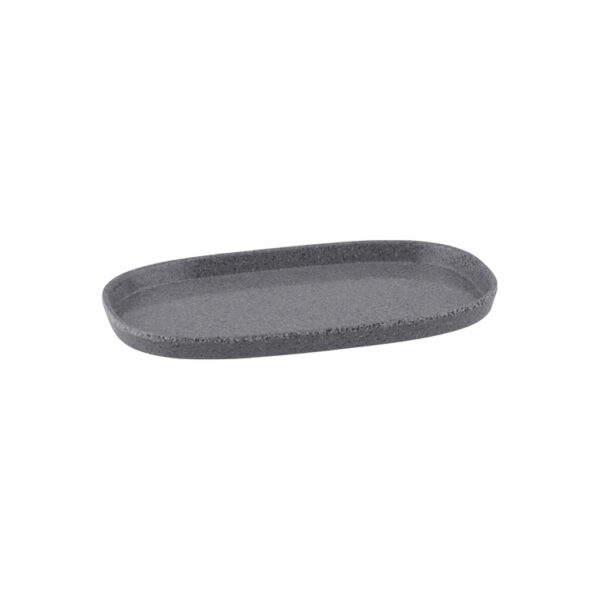 Ryner Melamine Stone Grey Rectangular Dish 248mm