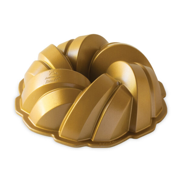Nordic Ware Gold 75th Anniversary Braided Bundt Pan