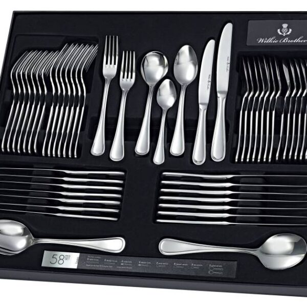 Wilkie Brothers Linea 58 Piece Cutlery Set