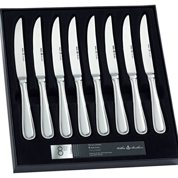 Wilkie Brothers Linea 8 Piece Steak Knife Set