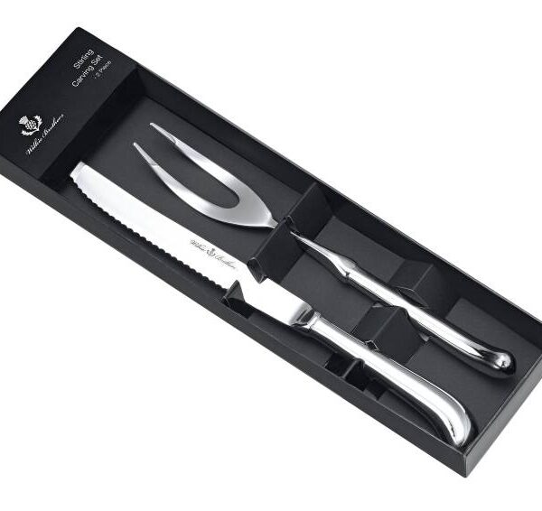 Wilkie Brothers 2 Piece Stirling Carving Set