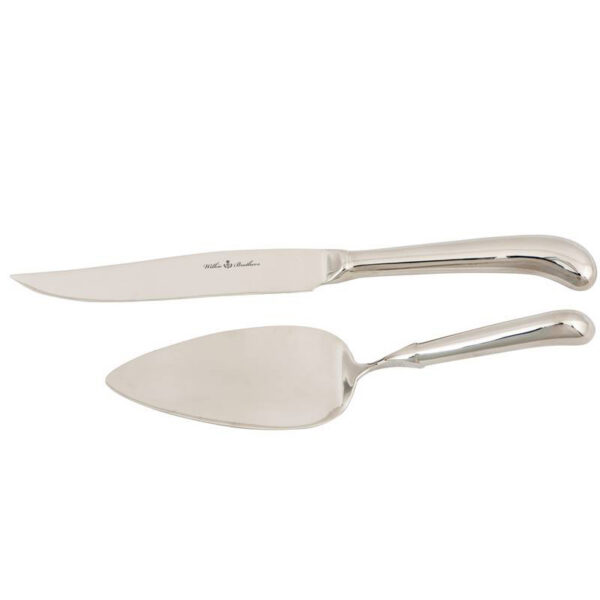 Wilkie Brothers 2 Piece Stirling Cake Serving Set