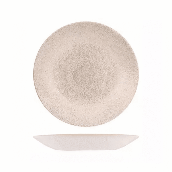 Churchill Studio Prints Raku Agate Grey Round Deep Coupe Plate 255mm