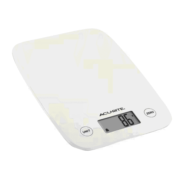 AcuRite Compact Digital Kitchen Scale White 5kg