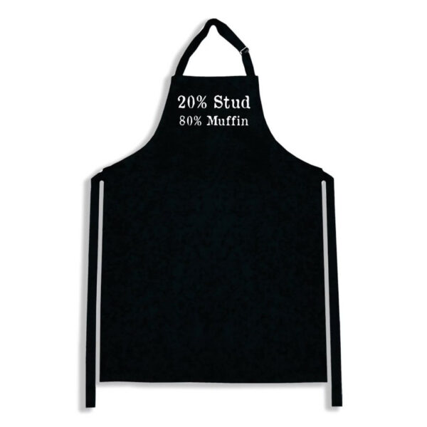 Karen Design Men’s Apron ‘20% Stud 80% Muffin’