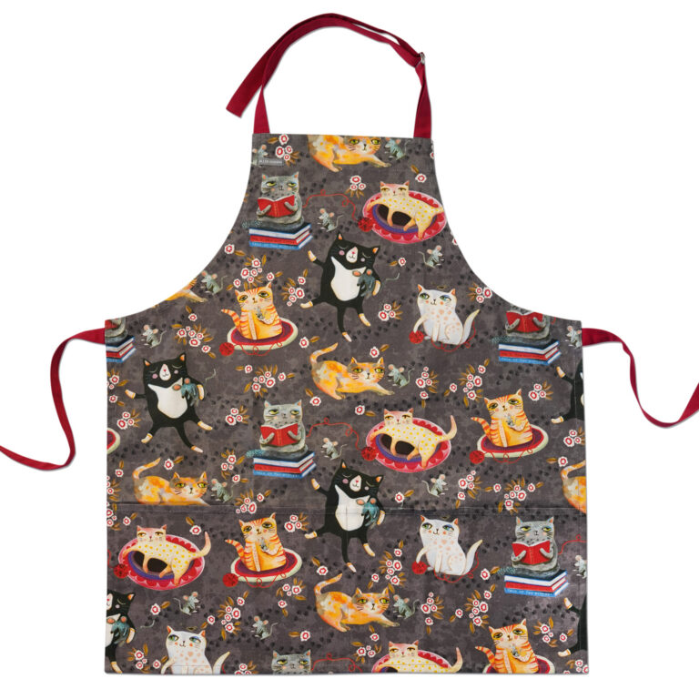 Allen Designs Crazy Cats Kids Apron