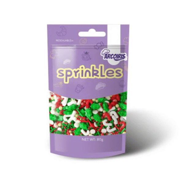 Arcoiris Holly & Candy Canes Mix 80g