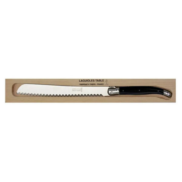 André Verdier Laguiole Debutant Bread Knife Black