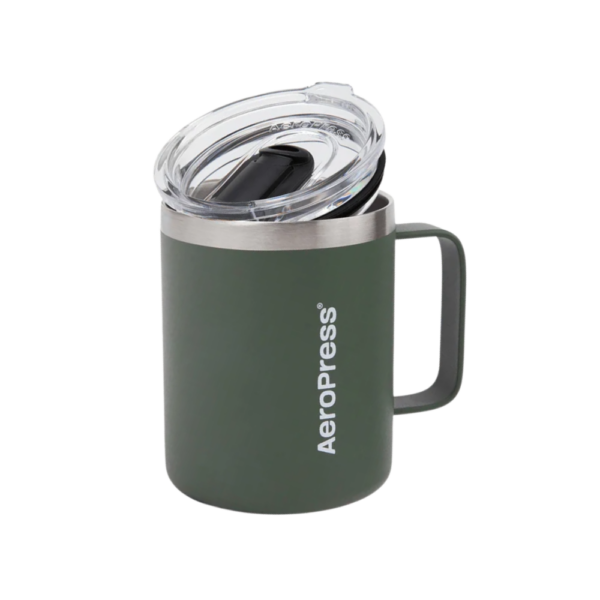 Aeropress Stainless Steel Travel Mug Green 295ml