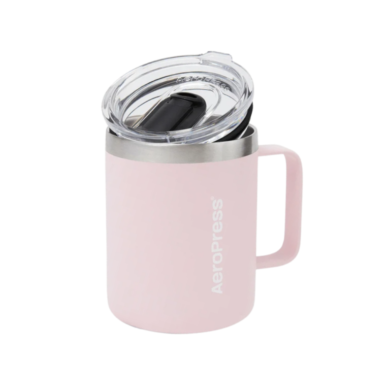 Aeropress Stainless Steel Travel Mug Pink 295ml