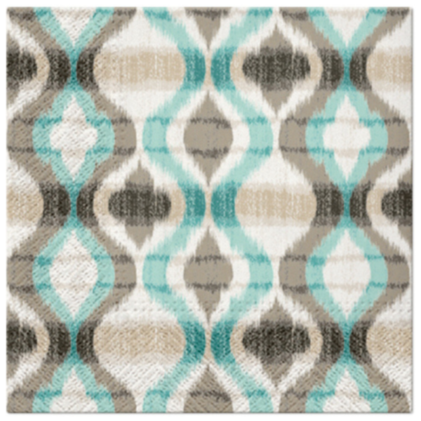 PAW Decor Lunch Napkin African Vibe Turquoise