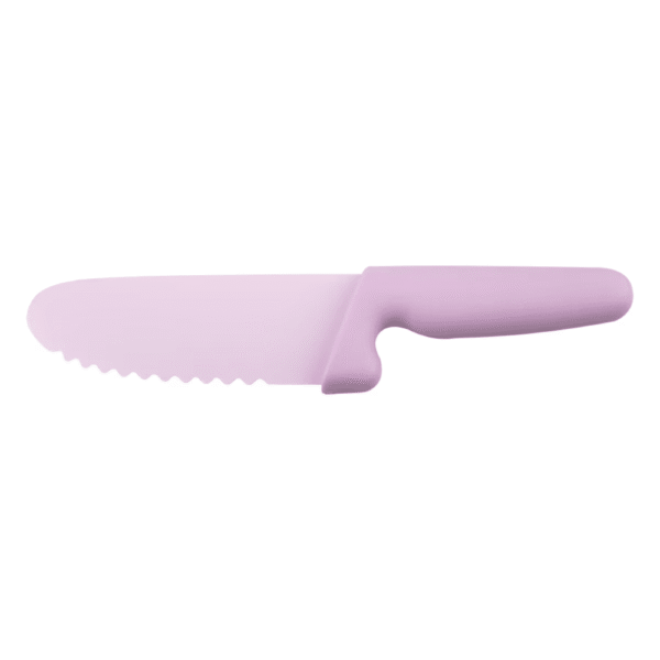 Appetito Kid’s Non-Stick Serrated Safety Knife Pink