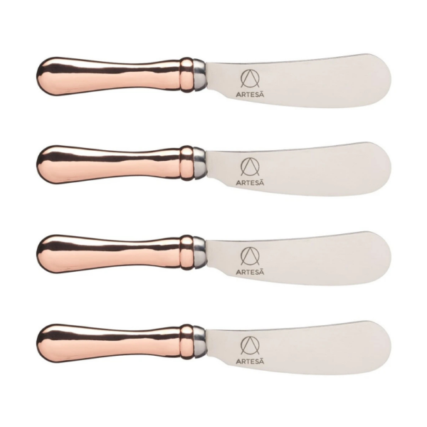 Artesà Stainless Steel Spreader Knife Set of 4