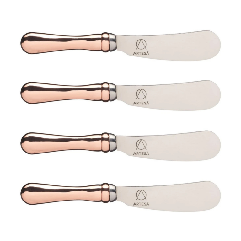 Artesà Stainless Steel Spreader Knife Set of 4