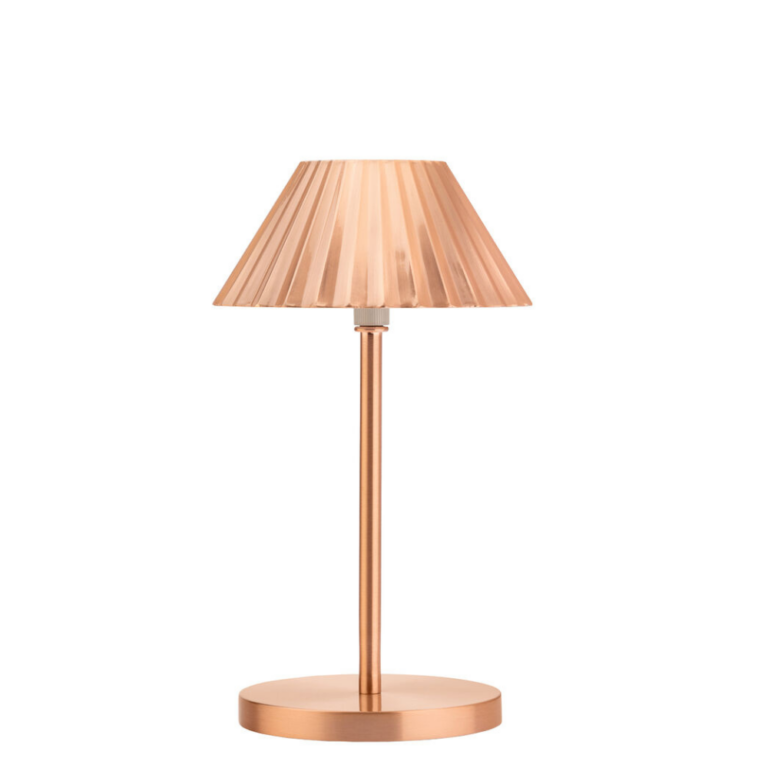 Utopia Aruba LED Table Lamp Brushed Copper 230mm