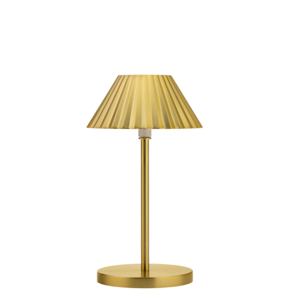 Utopia Aruba LED Table Lamp Brushed Gold 230mm