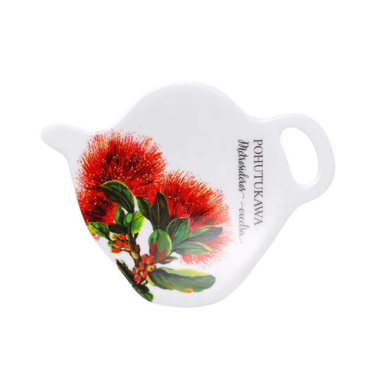 Ashdene Tea Bag Holder Vibrant Pohutukawa 7.5cm