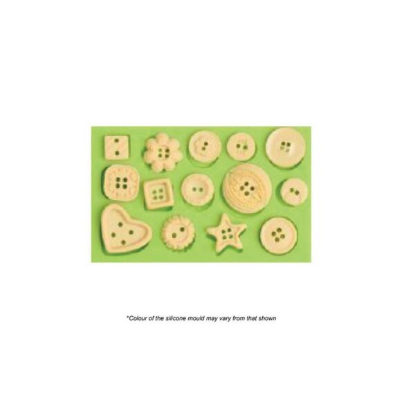 Silicone Mould Assorted Button