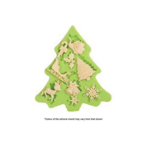 Silicone Mould Christmas Assorted Tree