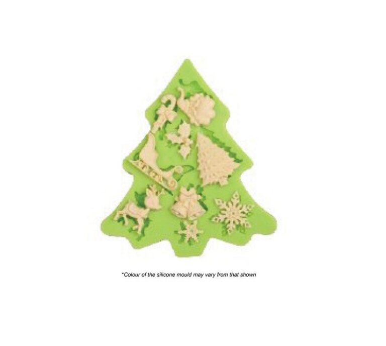 Silicone Mould Christmas Assorted Tree
