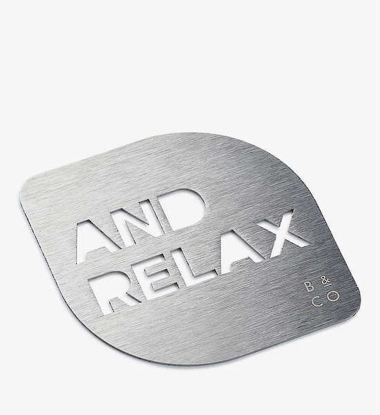 Barista & Co. Steel Cocoa Stencil AND RELAX