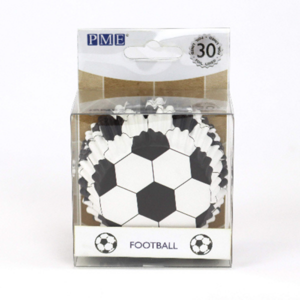 PME Cupcake Cases 30 Pack Football