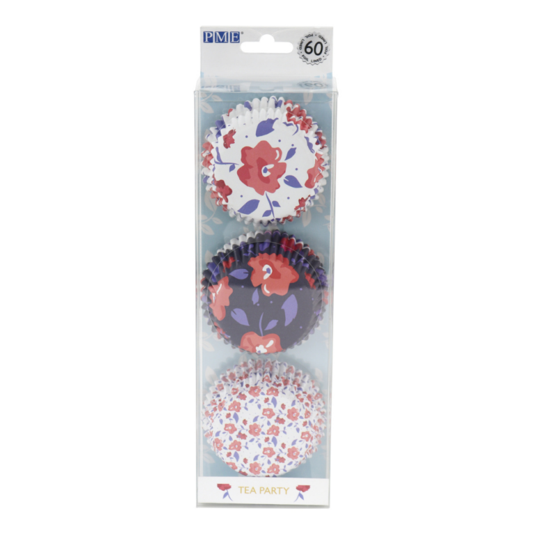PME Cupcake Cases 60 Pack Tea Party