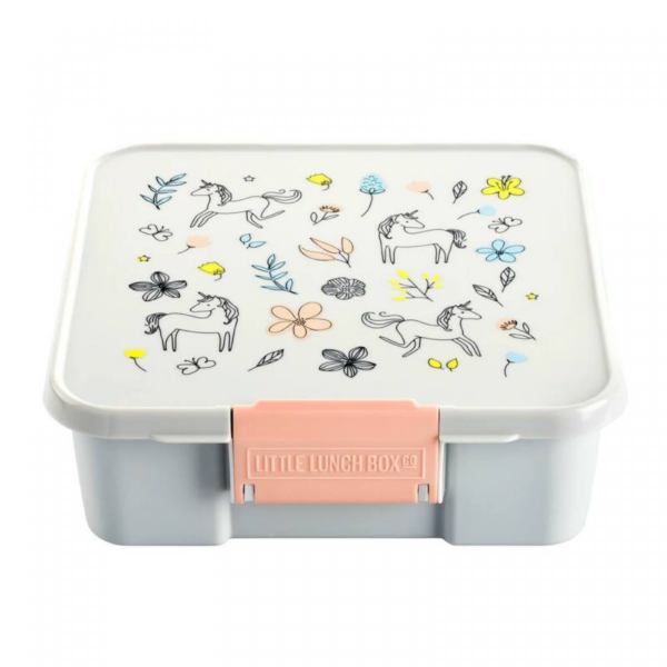 Little Lunch Box Co Bento 3 Lunchbox Spring Unicorn