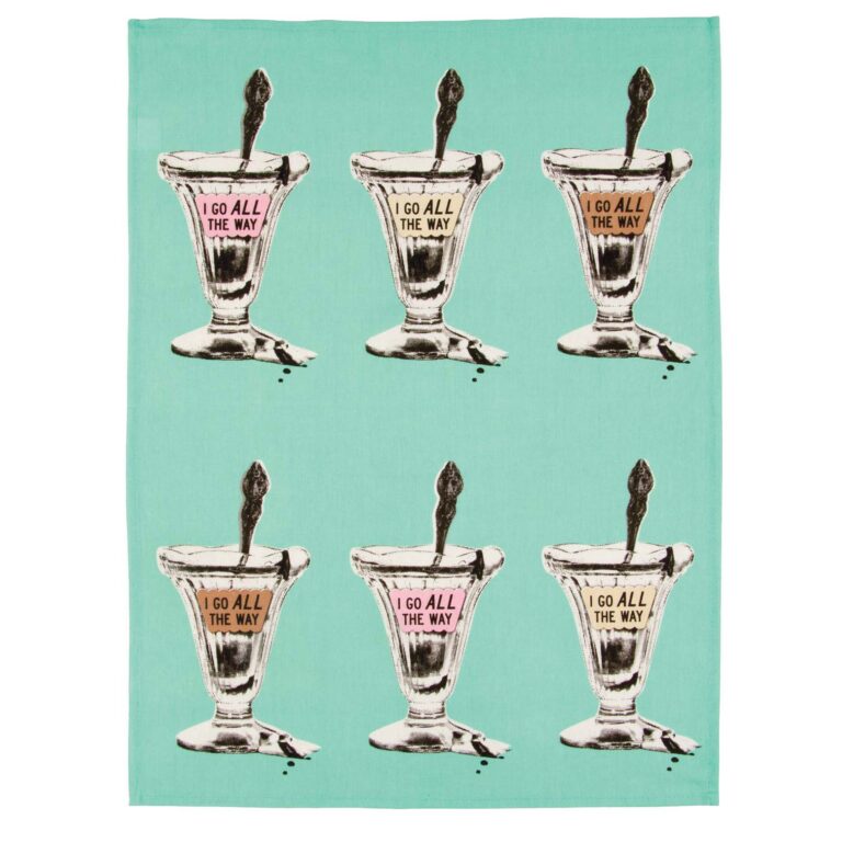 Blue Q Novelty Tea Towel ‘I Go All The Way’