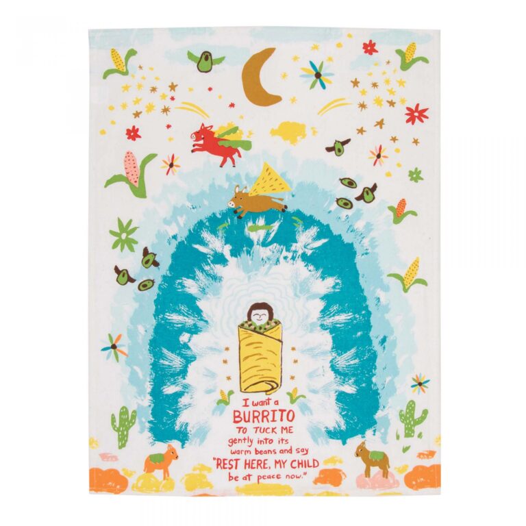 Blue Q Novelty Tea Towel ‘I Want A Burrito’
