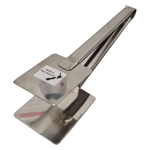 DISSCO Stainless Steel Burger Bagger Tongs
