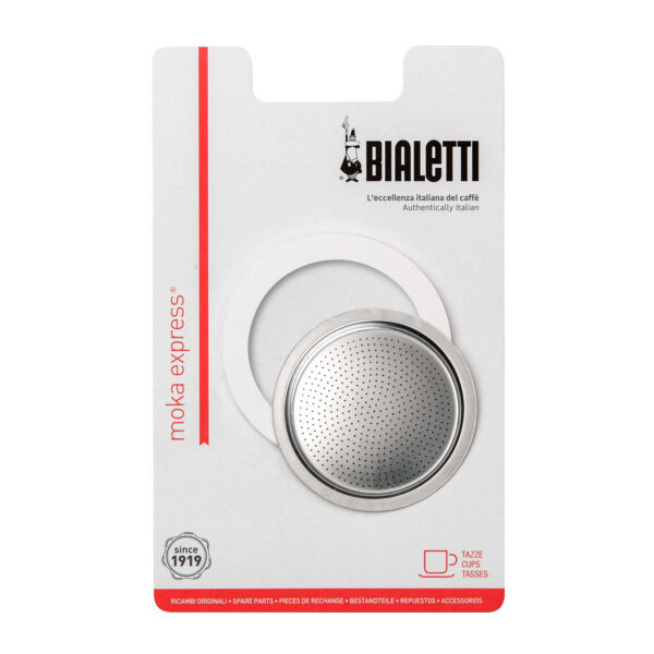 Bialetti Seal and Filter Pack for Moka Express (7 Sizes)