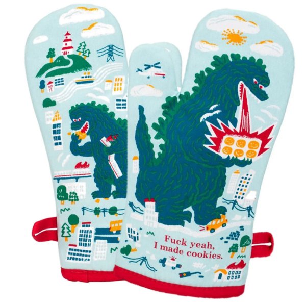 Blue Q Single Oven Glove ‘F@$k yeah Cookies’